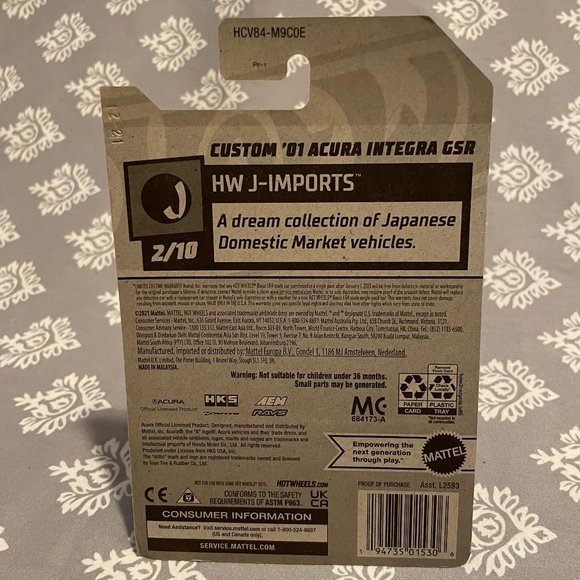 ‘01 Acura Integra GSR Hot Wheels - Picture 3 of 3